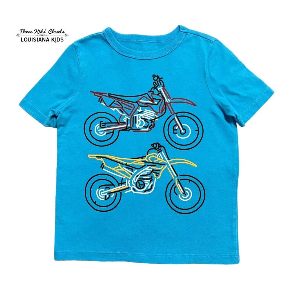 Baby Gap XS Motorcycle Graphic Tee Shirt